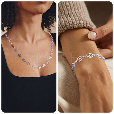 DIY Chain Necklace/Bracelets Kits DIY-TA0015-95P-1