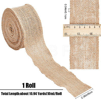 Linen Ribbon DIY-WH0530-67A-1