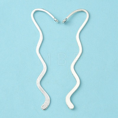 Zinc Alloy Wavy Bookmarks LS-PALLOY-17-AS-FF-1-1