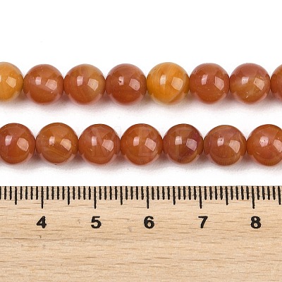 Handmade Lampwork Beads Strand LAMP-B056-8mm-18-1