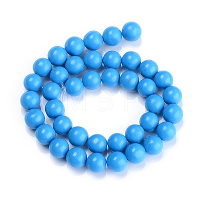 Dyed Natural Mashan Jade Beads Strands DJDA-E266-10mm-02-1
