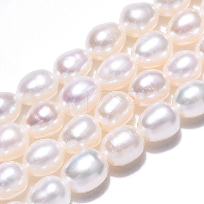 Natural Cultured Freshwater Pearl Beads Strands PEAR-N012-05L-1