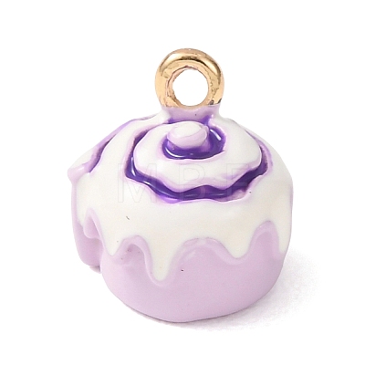Brass Enamel Pendants KK-CBA8989-01B-1