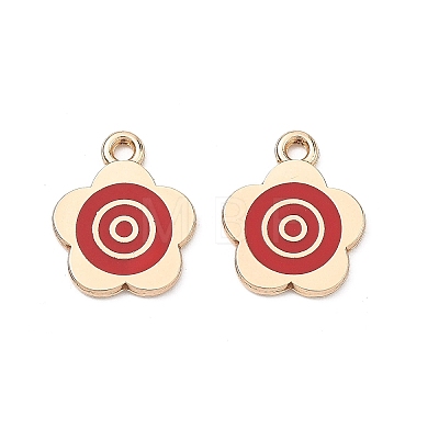 Alloy Enamel Pendants ENAM-G235-03G-03-1