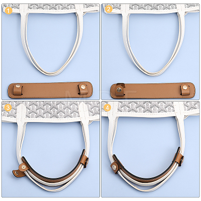 Imitation Leather Bag Strap Padding FIND-WH0147-71B-1