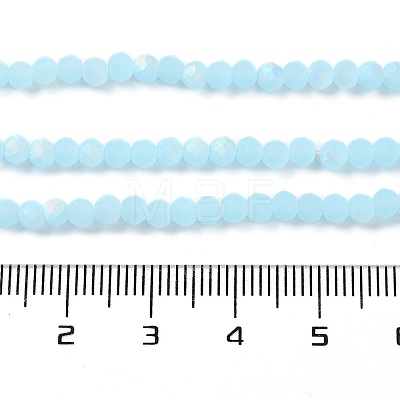 Imitation Jade Glass Beads Strands EGLA-A034-J3mm-MB04-1