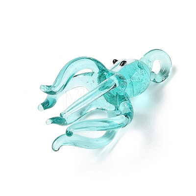 Handmade Lampwork Pendants LAMP-R001-05E-1