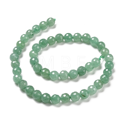 Natural Green Aventurine Beads Strands G-E571-08A-1