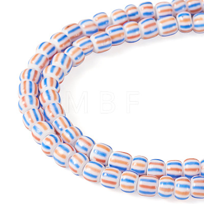 2Strands Handmade Lampwork Beads Strands BLOW-TADJ0001-01C-1
