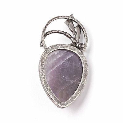 Natural Amethyst Pendants G-I220-G06-1