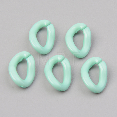 Opaque Acrylic Linking Rings OACR-S038-002G-1
