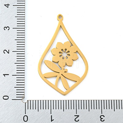 304 Stainless Steel Pendants STAS-Z076-10G-1