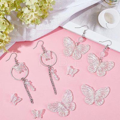 Electroplated 3D Resin Pendants DIY-OC0007-71-1