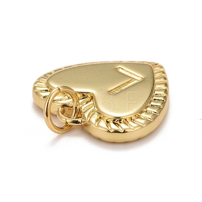 Rack Plating Real 18K Gold Plated Brass Pendants KK-E260-01G-L-1