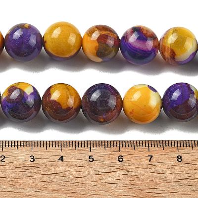 Natural Multi-Color Agate Beads Strands G-A261-B20-14mm-1