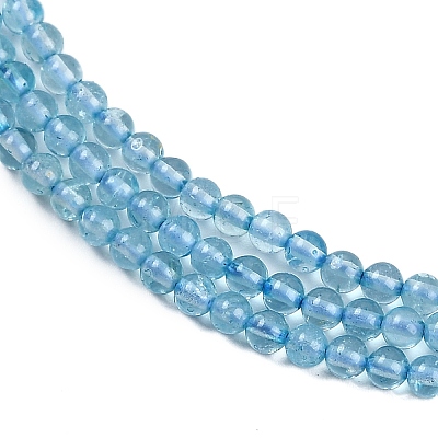 Natural Blue Topaz Beads Strands G-P553-A01-01-1