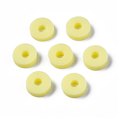 Handmade Polymer Clay Beads CLAY-R067-4.0mm-B23-1