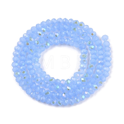 Electroplate Glass Beads Strands EGLA-A044-J2mm-L03-1