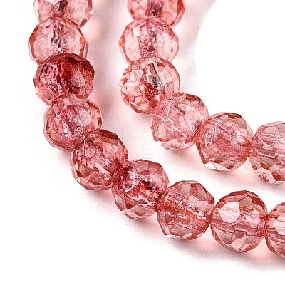 Transparent Glass Beads Strands GLAA-T023-4mm-A13-1