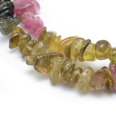 Natural Tourmaline Beads Strands G-P332-73B-1