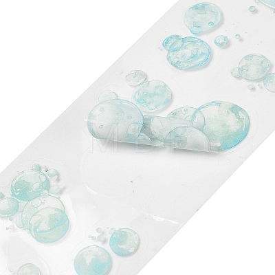 Color Bubble Series PET Decorative Stickers AJEW-S038-03B-1