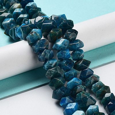 Natural Apatite Beads Strands G-D091-A09-1