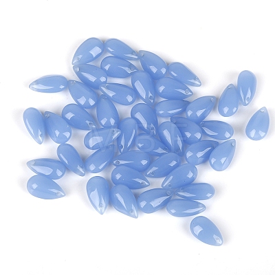 5Pcs Transparent Glass Beads X-GLAA-PW0001-25G-1