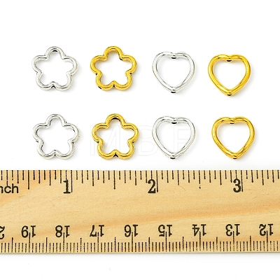 50Pcs Tibetan Style Alloy Bead Frame TIBEB-FS0001-10AS-1