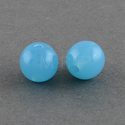Imitation Jelly Acrylic Beads LS-SACR-R836-10mm-12-1