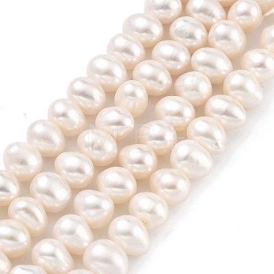 Natural Cultured Freshwater Pearl Beads Strands PEAR-C003-12H-1