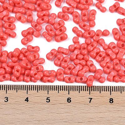 Baking Paint Glass Seed Beads SEED-K010-A08-1