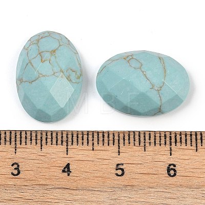 Synthetic Turquoise Cabochons G-G760-A18-1