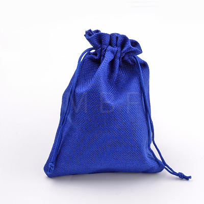 Burlap Packing Pouches Drawstring Bags ABAG-Q050-7x9-22-1