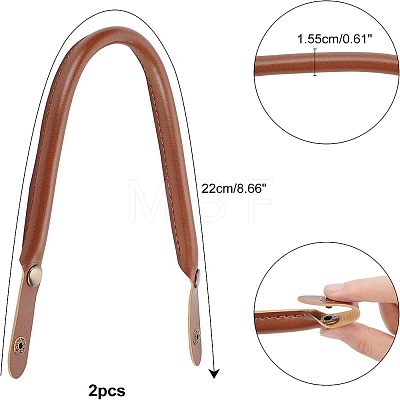 Imitation Leather Bag Handles FIND-WH0059-19B-1