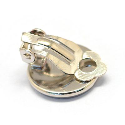 Iron Clip-on Earrings MAK-Q007-12-1