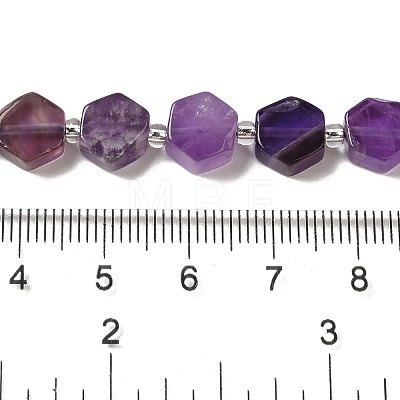 Natural Amethyst Beads Strands G-P534-A13-01-1