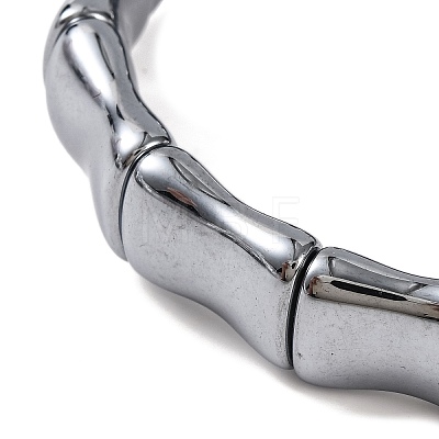 Bone Terahertz Stone Beaded Stretch Bracelets for Women Men BJEW-H590-03-1