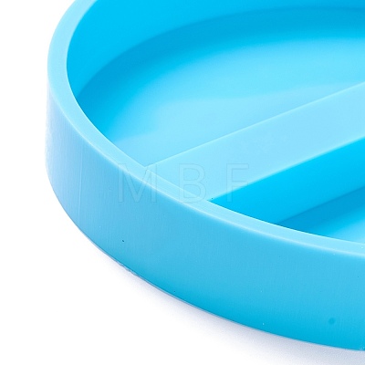 Flat Round DIY Mobile Phone Support Silicone Molds DIY-C028-04-1