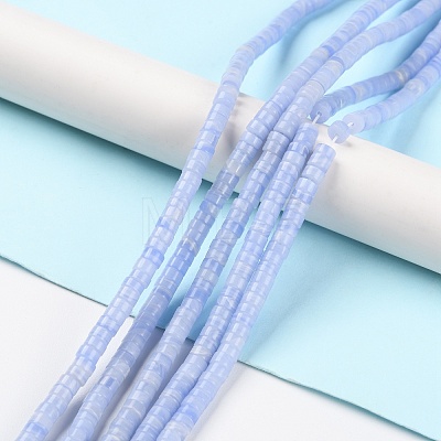 Synthetic Blue Lace Agate Beads Strands G-M401-D02-1