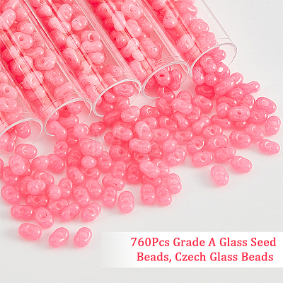  760Pcs Grade A Glass Seed Beads SEED-NB0001-83-1