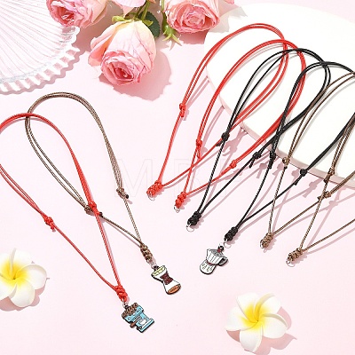 30Pcs 3 Colors Waxed Polyester Cord Necklaces Making NJEW-YW00014-1