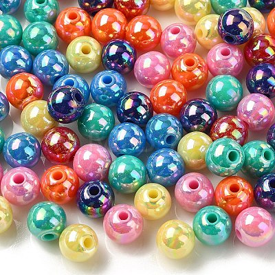 Opaque Acrylic Beads MACR-YW0003-50A-1