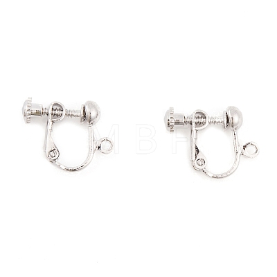 Brass Earring Findings KK-O146-01P-1