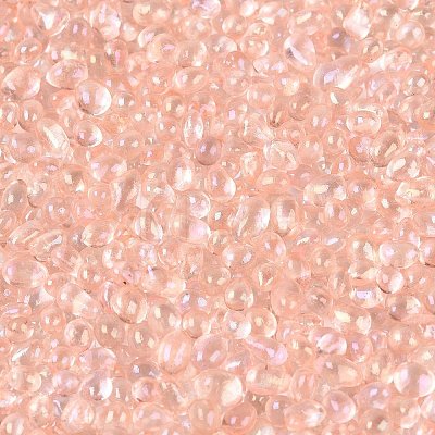 Transparent Electroplate Glass Beads EGLA-Q138-01L-1