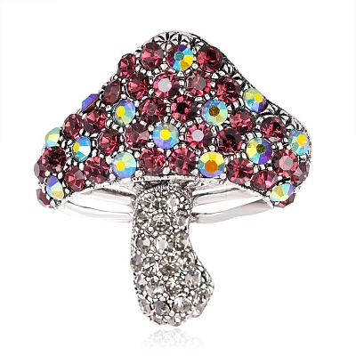 Alloy Rhinestone Brooch PW-WG67226-01-1