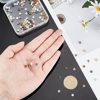 160Pcs 10 Style Natural Mixed Gemstone Beads G-NB0002-69-1