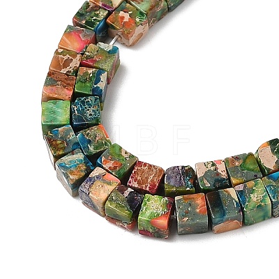 Dyed Natural Imperial Jasper Beads Strands G-H087-F02-01A-1