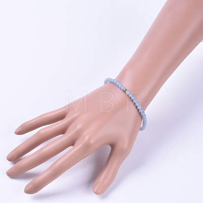 Natural Ang Stretch Bracelets BJEW-JB04556-06-1