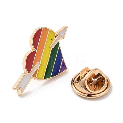 Pride Rainbow Theme Enamel Pins JEWB-G031-01Q-1