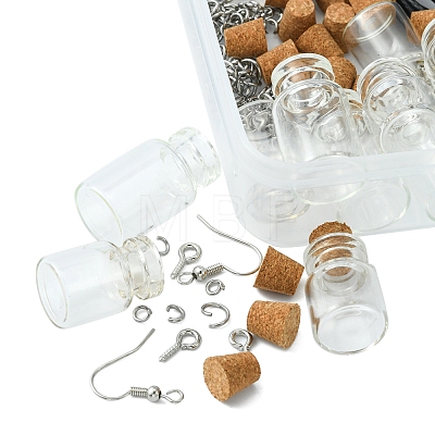 DIY Wish Bottle Jewelry Making Finding Kit DIY-FS0003-77-1